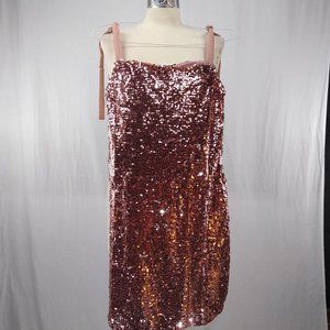 Women's Sequin Pullover Dress